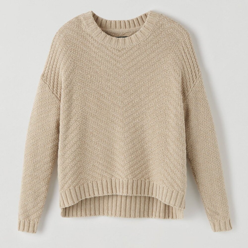 Roots Beige Crewneck Sweater